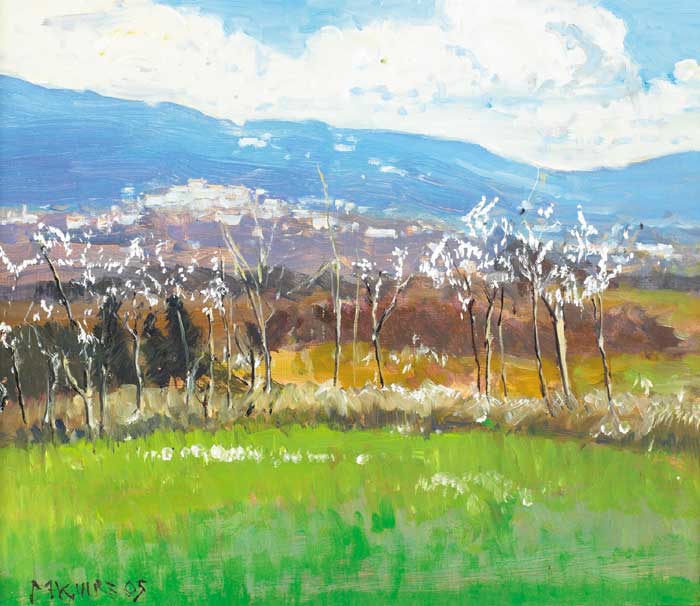 COLLESCIPOLI, SPRINGTIME, 2005 by Cecil Maguire RHA RUA (1930-2020) at Whyte's Auctions
