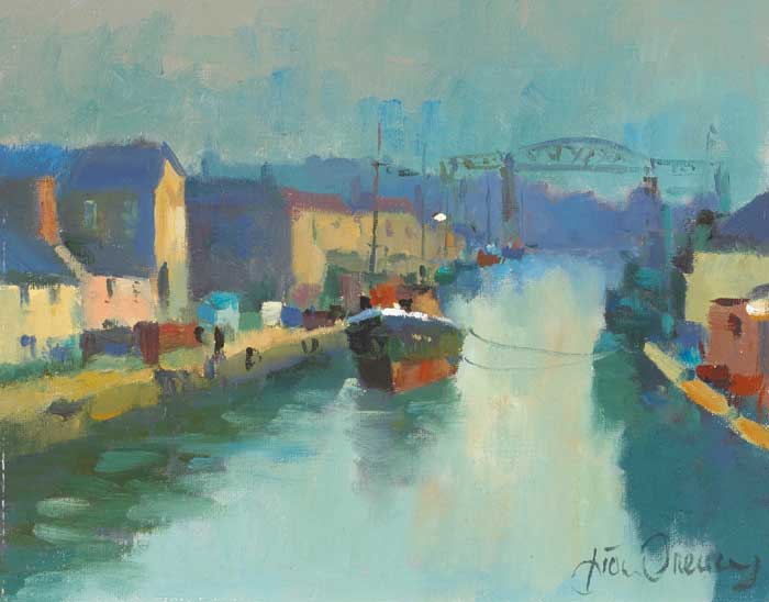 EVENING STUDY, DROGHEDA by Liam Treacy (1934-2004) at Whyte's Auctions