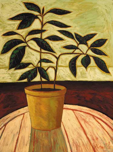 POTTED HOUSE PLANT by Graham Knuttel (b.1954) (b.1954) at Whyte's Auctions
