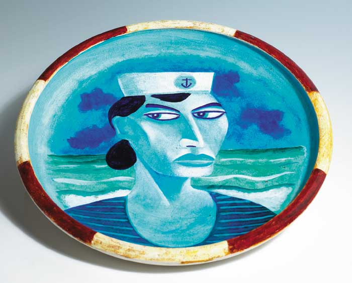 HEAD OF A SAILOR WOMAN by Graham Knuttel (b.1954) at Whyte's Auctions