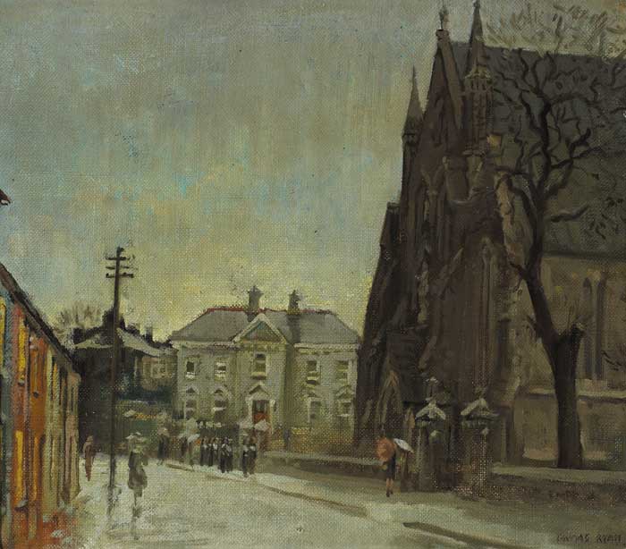 ST JOHN'S CATHEDRAL, LIMERICK, 1957 by Thomas Ryan PRHA (b.1929) at Whyte's Auctions