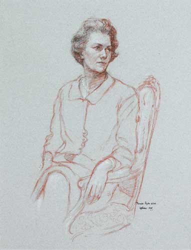 PORTRAIT OF NORAH BREEN, SEPTEMBER 1965 by Thomas Ryan PPRHA (b.1929) at Whyte's Auctions