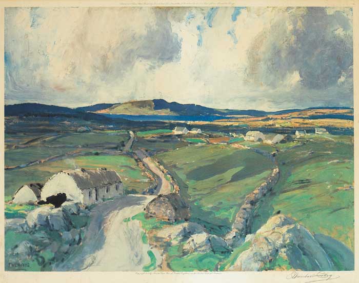 ARRANMORE FROM THE ROSSES, COUNTY DONEGAL, 1933 by James Humbert Craig RHA RUA (1877-1944) RHA RUA (1877-1944) at Whyte's Auctions