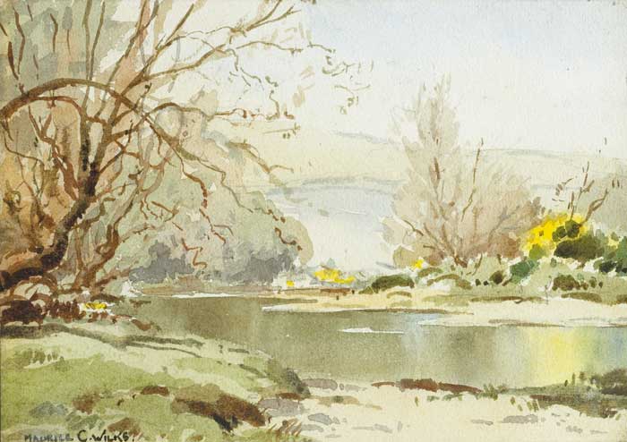 THE DUN RIVER, COUNTY ANTRIM (A PAIR) by Maurice Canning Wilks RUA ARHA (1910-1984) at Whyte's Auctions