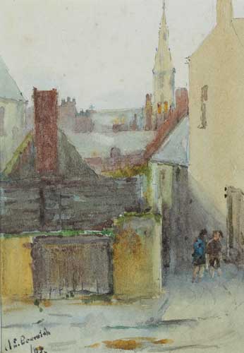SKETCH AT ENNIS, COUNTY CLARE by Janie M. Beamish (1856-1930) (1856-1930) at Whyte's Auctions