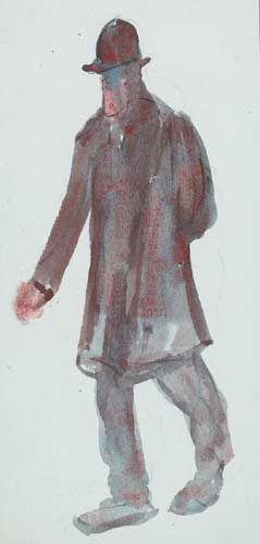 'NED GET UP' (STUDY OF A MAN IN A BOWLER HAT) by Michael Healy (1873-1941) at Whyte's Auctions
