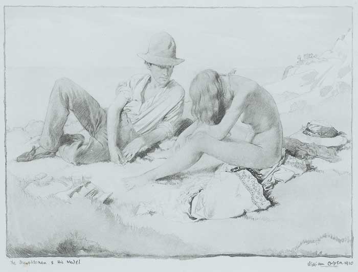 THE DRAUGHTSMAN AND HIS MODEL, 1910 by Sir William Orpen KBE RA RI RHA (1878-1931) at Whyte's Auctions