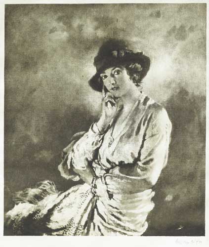 PORTRAIT OF ELIZABETH CARSTAIRS, 1915 by Sir William Orpen KBE RA RI RHA (1878-1931) KBE RA RI RHA (1878-1931) at Whyte's Auctions