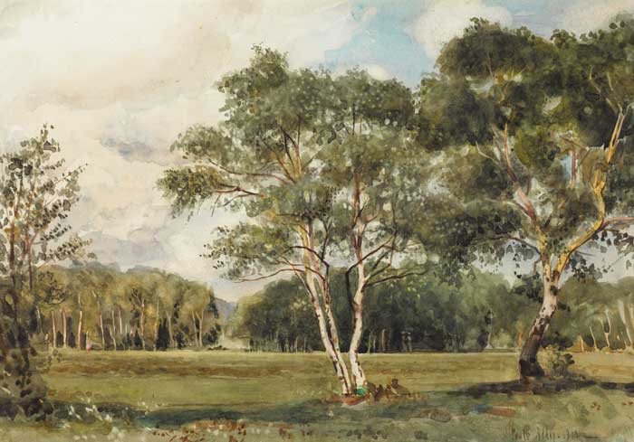 PARKLAND, POSSIBLY RATHFARNHAM, 1918 by Joseph Poole Addey (1852-1922) at Whyte's Auctions