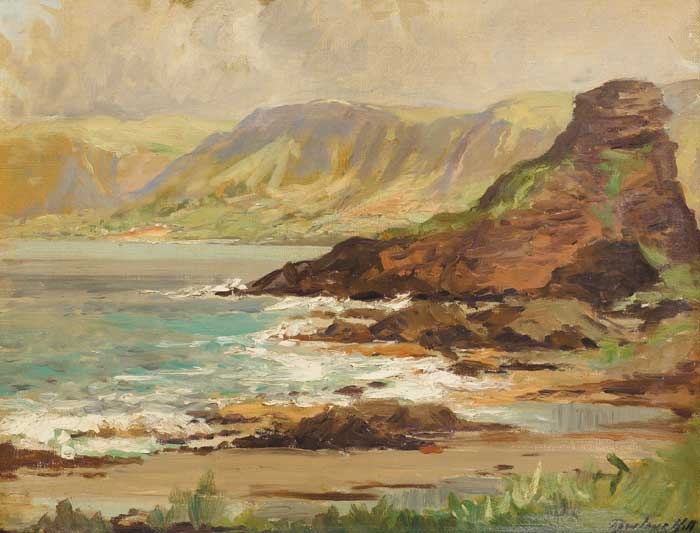 GARRON POINT AND RED BAY, COUNTY ANTRIM by Rowland Hill ARUA (1915-1979) at Whyte's Auctions