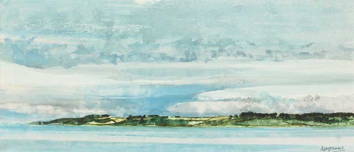 COASTAL LANDSCAPE by Arthur Armstrong RHA (1924-1996) at Whyte's Auctions
