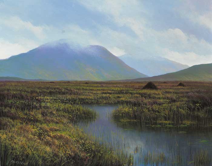 NEAR MAAM VALLEY, CONNEMARA by Gerry Marjoram (b.1936) (b.1936) at Whyte's Auctions