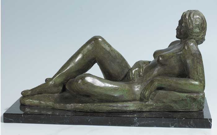 RECLINING NUDE by Cynthia Moran Killeavy  at Whyte's Auctions