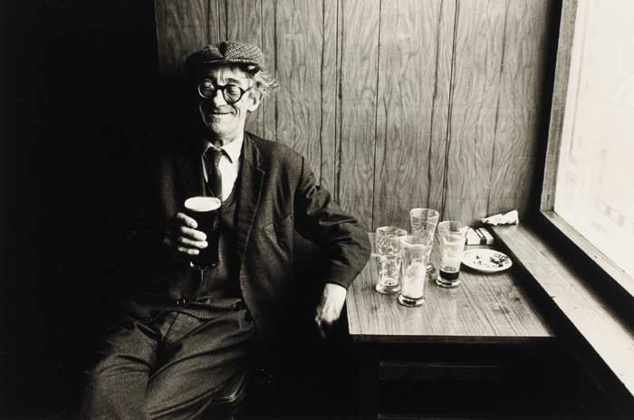 A HAPPY MAN, DRUMKEERIN, COUNTY LEITRIM, 1973 by Jill Freedman (American, 1939-2019) (American, 1939-2019) at Whyte's Auctions