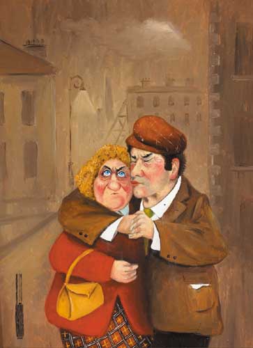 A KISS IS JUST A KISS by John Schwatschke (b.1943) at Whyte's Auctions