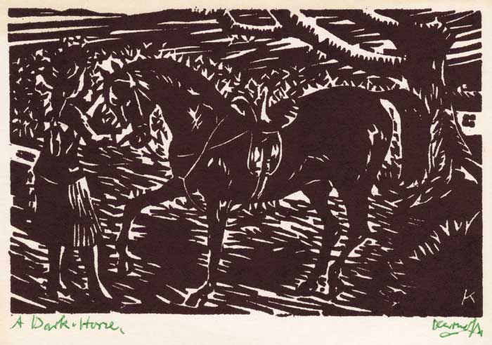 A DARK HORSE AND FIVE OTHER ASSORTED PRINTS by Harry Kernoff RHA (1900-1974) at Whyte's Auctions