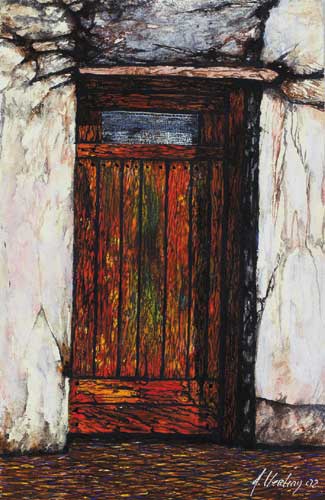 LITTLE RED DOOR, 2002 by John Verling (b.1943) (b.1943) at Whyte's Auctions