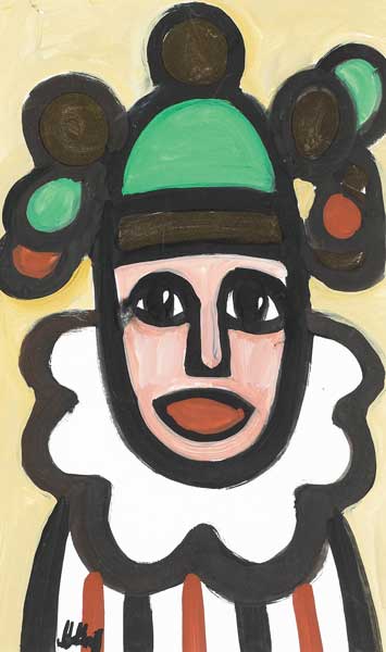 CLOWN by Markey Robinson (1918-1999) (1918-1999) at Whyte's Auctions