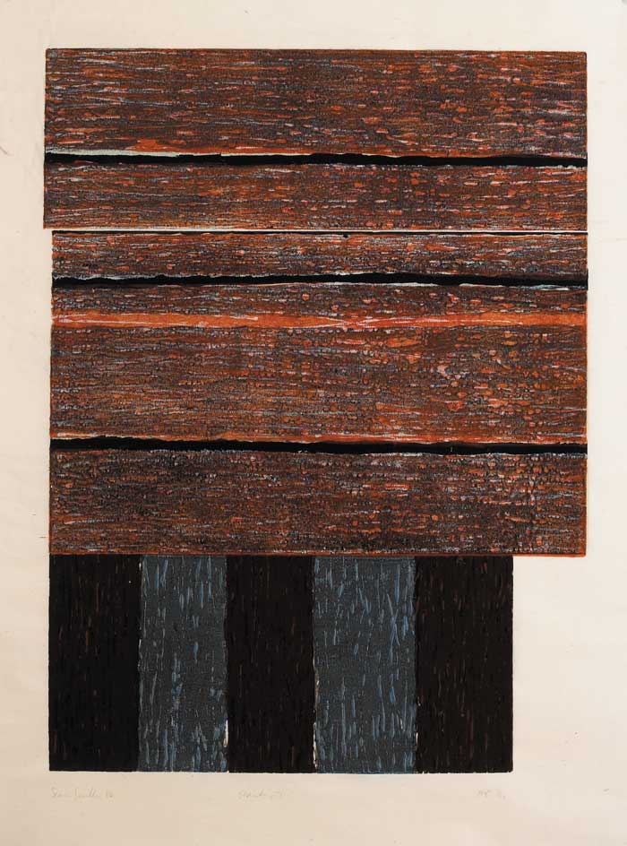 STANDING II, 1986 by Seán Scully (b.1945) (b.1945) at Whyte's Auctions