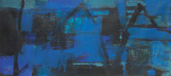 NIGHT HARBOUR, 1958 by Trevor Bell (b.1930) (b.1930) at Whyte's Auctions