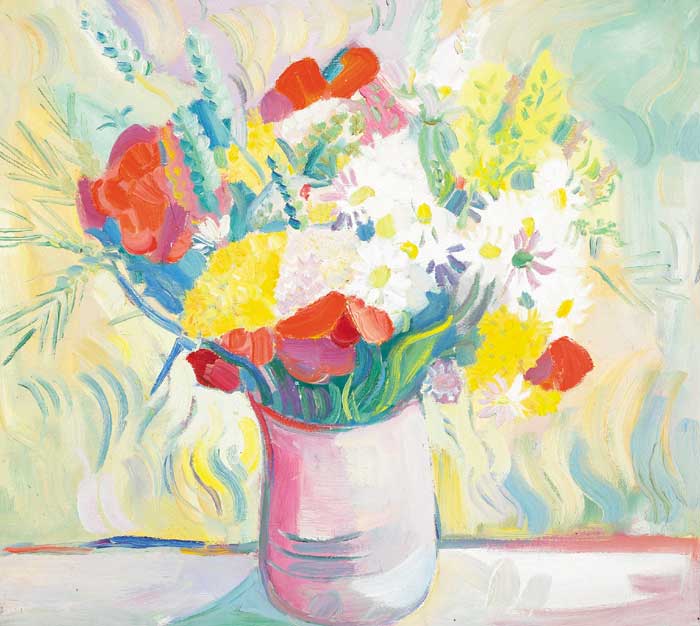 STILL LIFE WITH FLOWERS by Father Jack P. Hanlon (1913-1968) at Whyte's Auctions