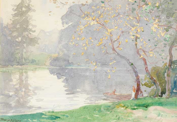 RIVER LAGAN by Frank McKelvey RHA RUA (1895-1974) at Whyte's Auctions