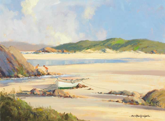 AT BUNBEG, COUNTY DONEGAL by George K. Gillespie RUA (1924-1995) at Whyte's Auctions