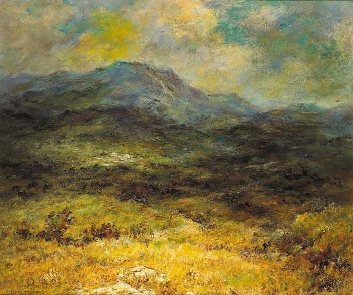 MOUNTAIN LANDSCAPE by Padraic Woods RUA (1893-1991) at Whyte's Auctions