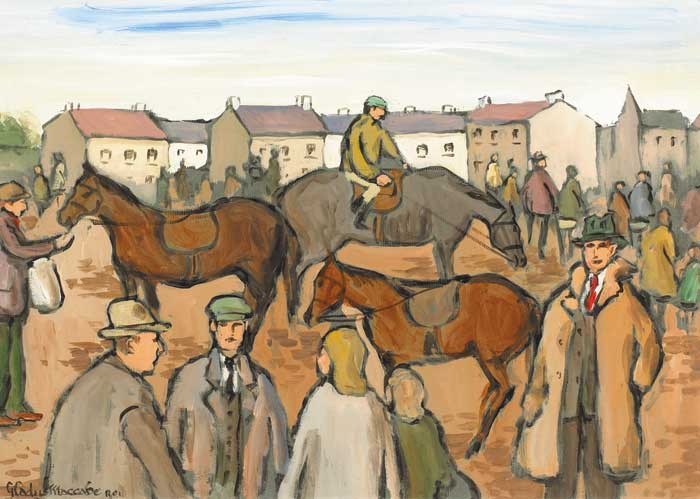 HORSE AND PONIES SALE by Gladys Maccabe MBE HRUA ROI FRSA (1918-2018) at Whyte's Auctions