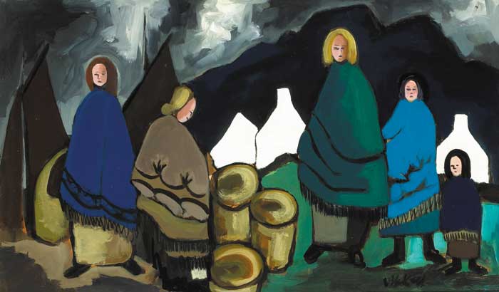 IRISH VILLAGE by Markey Robinson (1918-1999) at Whyte's Auctions