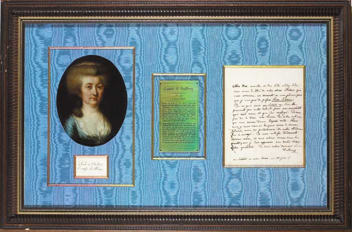 LETTER TO HER IRISH FRIEND, LADY DILLON at Whyte's Auctions