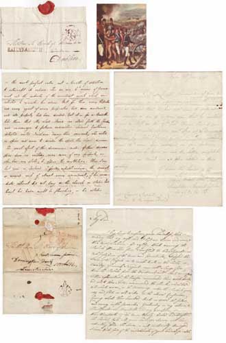 An Important Collection Of Original Letters With First Hand Descriptions of Preparations, Fighting, and the Aftermath at Whyte's Auctions
