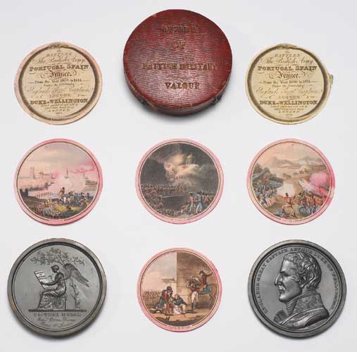 Arthur Wellesley, Duke of Wellington, Dublin born Military Leader and Prime Minister. "Picture Medal" at Whyte's Auctions