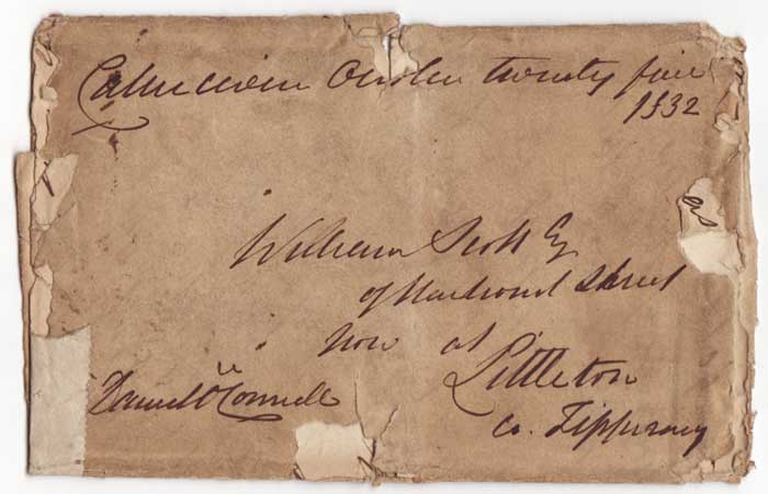 LETTER TO WILLIAM SCOTT, 1832 by Daniel O'Connell (1775-1847) at Whyte's Auctions