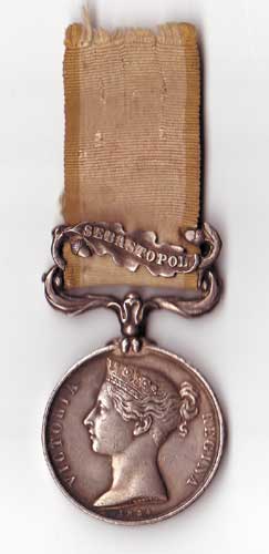 1854-56 CRIMEAN WAR MEDAL WITH SEBASTOPOL CLASP at Whyte's Auctions