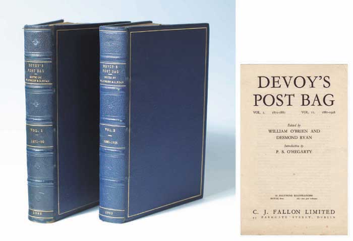 DEVOY'S POST BAG 1871-1928, two volume set at Whyte's Auctions