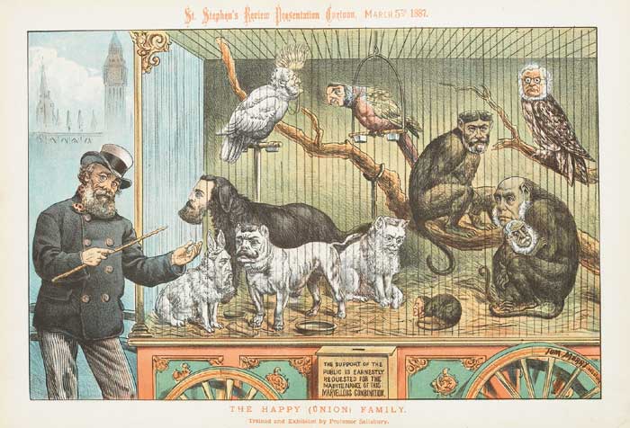 1880s-1900  COLLECTION OF POLITICAL CARTOONS at Whyte's Auctions