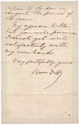 1890 CHARLES GAVAN DUFFY LETTER AND 1870 TIM HEALY LETTER at Whyte's Auctions