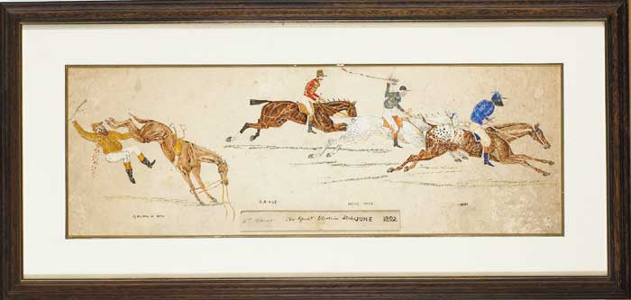 THE GREAT ELECTION STAKES, JUNE 1892 at Whyte's Auctions