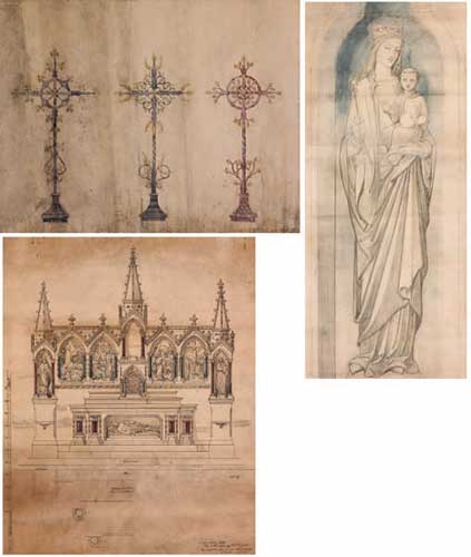 ARCHIVE OF ECCLESIASTICAL DRAWINGS AND DESIGNS at Whyte's Auctions