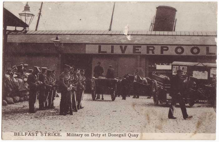 1907 Belfast Strike - picture postcards at Whyte's Auctions