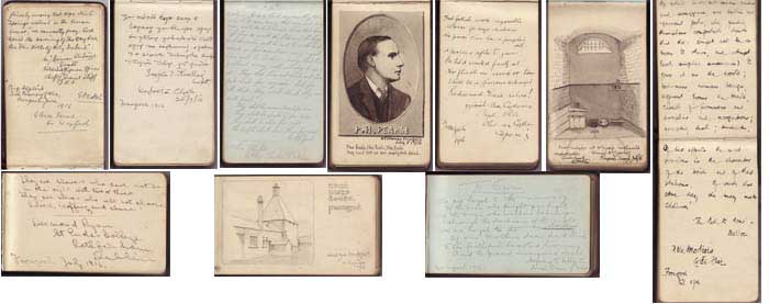 1916 FRONGOCH CAMP AUTOGRAPH BOOK INCLUDING MICHAEL COLLINS VERSE by Michael Collins (1890-1922) at Whyte's Auctions