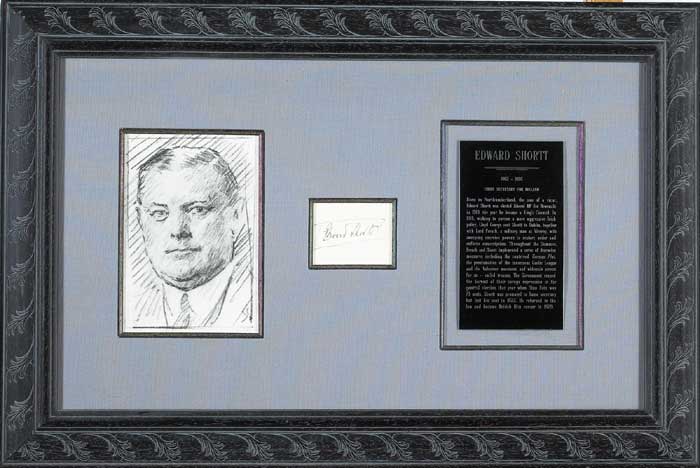 FRAMED AUTOGRAPH at Whyte's Auctions