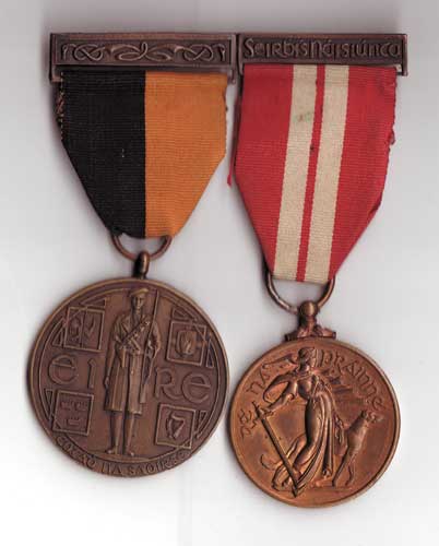 1919-21 WAR OF INDEPENDENCE SERVICE MEDAL and 1939-46 EMERGENCY SERVICE MEDAL at Whyte's Auctions