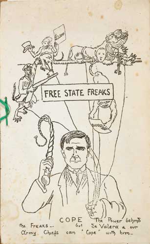 1922 CIVIL WAR PROPAGANDA - FREE STATE FREAKS at Whyte's Auctions