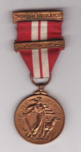 1939-46 Emergency Service Medal - 26th Battalion (1916-21 War of Independence Veterans) issue at Whyte's Auctions