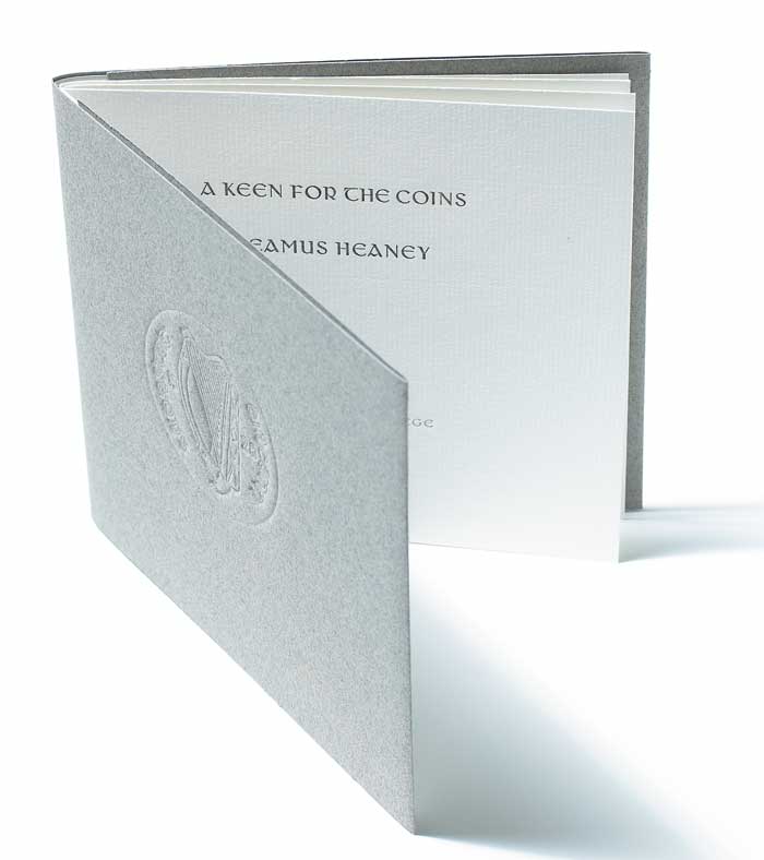 A KEEN FOR THE COINS - limited edition by Seamus Heaney  at Whyte's Auctions