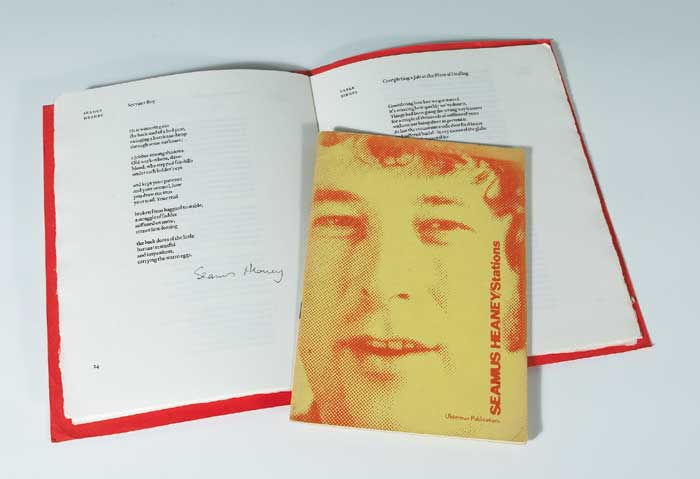 STATIONS - a signed copy by Seamus Heaney  at Whyte's Auctions