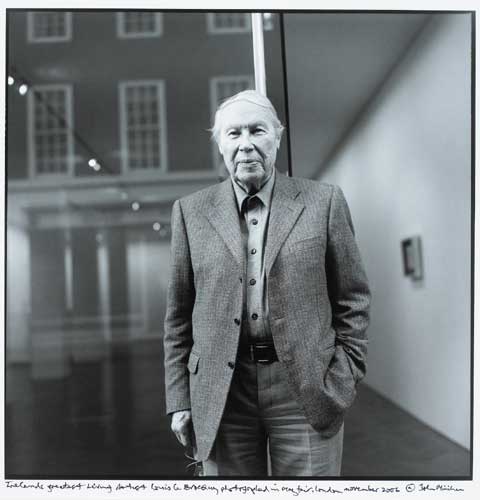 LOUIS LE BROCQUY AT MAYFAIR, LONDON, NOVEMBER 2005 by John Minihan (b.1946) (b.1946) at Whyte's Auctions