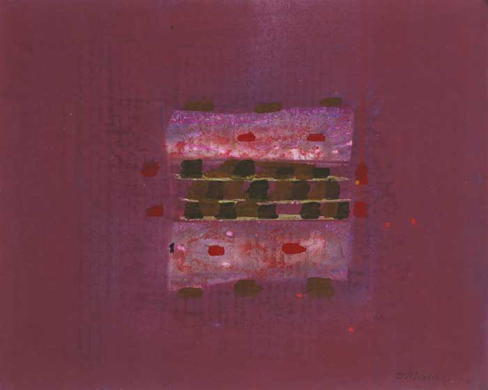 UNTITLED, (PINK), 1972 by Tony O'Malley HRHA (1913-2003) at Whyte's Auctions